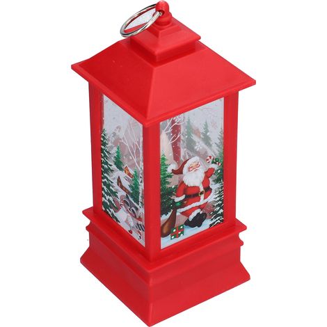 Lanternes de Noël à piles, lanternes bonhomme de neige lumineuses LED pour décorations de Noël (1/5)