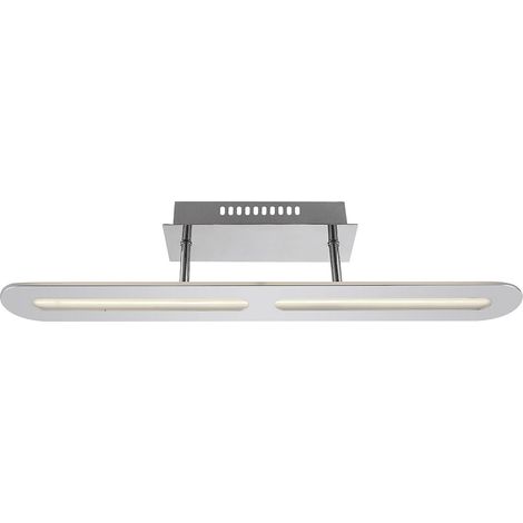 Plafoniera LED soggiorno illuminazione sala da pranzo lampada cromata Globo 68057D