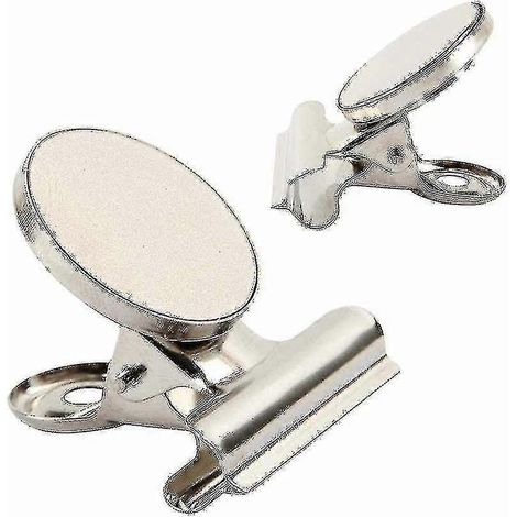 [Version améliorée] 8 pinces magnétiques puissantes pour réfrigérateur avec aimant néodyme - 30 mm (1/4)