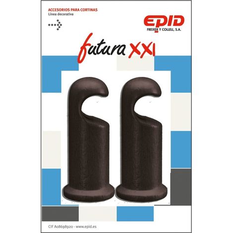 Soporte barra cort Ø19x90mm frontal met epid 2 pz