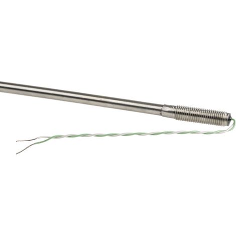 Thermocouple type K Ø 6mm, L 500mm, +1100°C max à Câble ( Prix pour 1 ) (1/2)