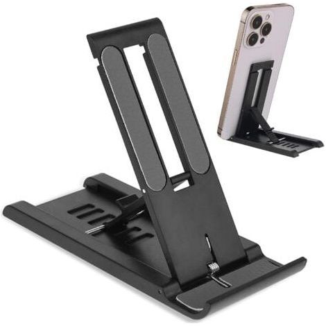 Support téléphone Bureau réglable Pliable, Support de téléphone Portable Compatible avec Tous Les Téléphones Portables Repose Telephone pour Téléphone Liseuse et Tablette (1/5)