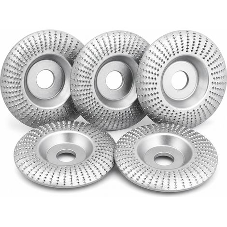 Disque de ponçage bois 100 mm pour meuleuse d angle lot de 5 argent (1/5)