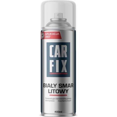 CARFIX – Weißes Lithiumfett im Aerosol, Langzeitschmiermittel, 400 ml