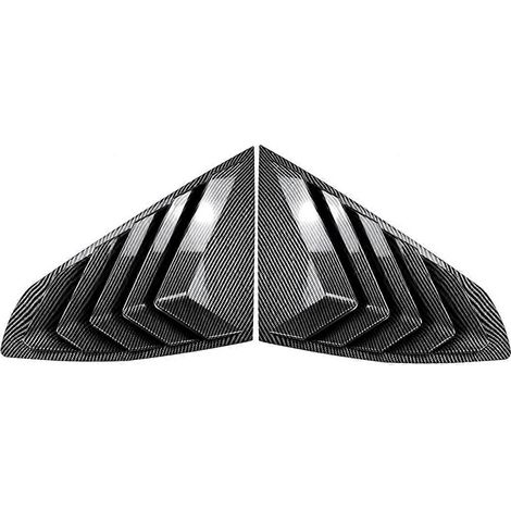 Garniture de persiennes, volets et stores de lunette arrière pour BMW en fibre de carbone (1/5)