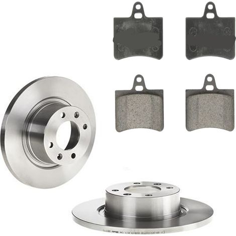 KIT FRENI POSTERIORI compatibile con CITROEN C5 II (RE,RC) - DISCHI + PASTIGLIE OEM: FDB1413 / 17337 /SOSTITUZIONE DIRETTA/BASSA POLVERE/SILENZIOSO (1/5)