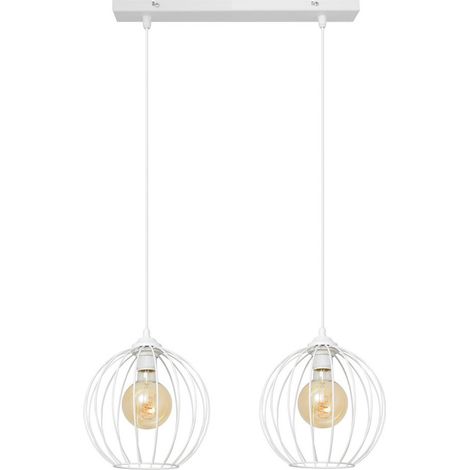 Helam MERCURE Plafonnier Barre Droite Blanc 50cm (1/5)