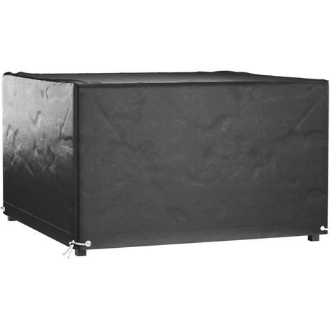Housse de salon de jardin,Housse Table et Chaise de Jardin de Protection 8 œillets 125x125x75 cm carré -YZ944510 (1/5)
