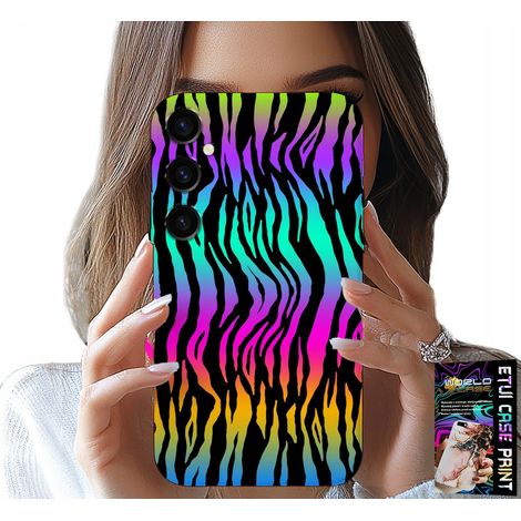 Coque pour Samsung Galaxy S24 - motifs abstraits colorés + film protecteur (1/5)