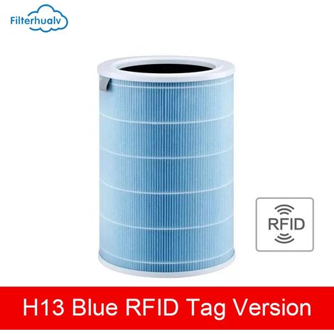 (Blue-Chine continentale) Filtre à air compatible avec les purificateurs d'air Xiaomi Mi 1, 2, 2S, 2C, 2H, 3, 3C et 3H. Filtre HEPA au charbon actif H13, antibactérien et anti-aldéhyde. (1/4)
