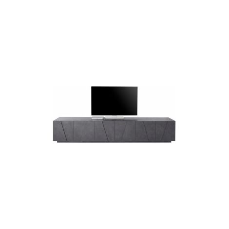 Mobile Moderno 240 Basso Porta TV Ardesia Soggiorno Anta Battente Credenza (1/5)