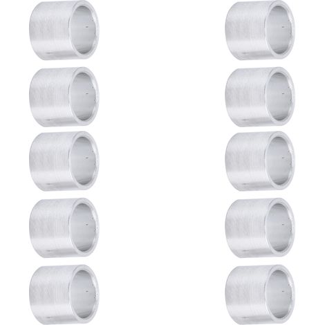 10 runde Distanzstücke aus Aluminiumlegierung, Durchmesser 10 mm/8 mm, Montagespalte (1/5)