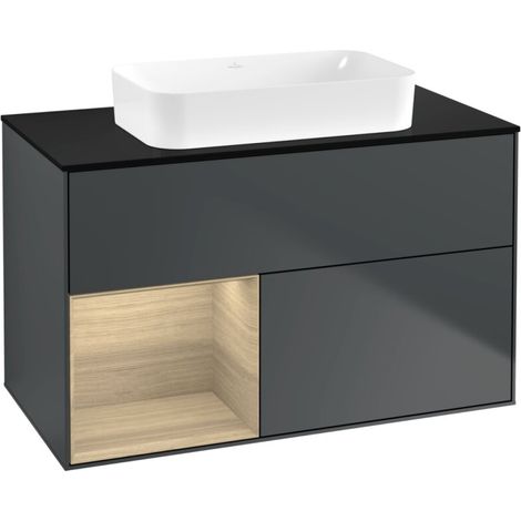 Villeroy & Boch F652PCHG Armoire sous lavabo Finion F65 (1/2)