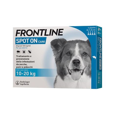 FRONTLINE SPOT-ON 10-20 KG CANI MEDI 3+1 PIPETTE- FRONTLINE- 1,0 pz
