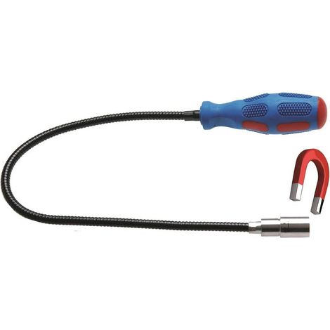 Aimant Flexible avec LED 600 mm - Force Traction 1,5 kg - Pratique et Lumineux, , Zones Difficiles - D-Work