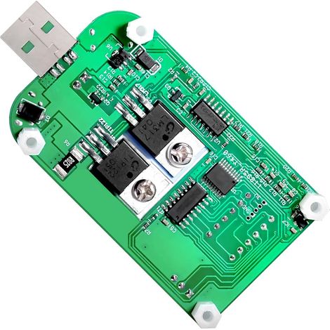 Testeur de charge électronique USB avec affichage numérique haute précision pour mesure de puissance électrique 25 W 35 W Capacité Affichage LED Compteur de puissance (1/5)