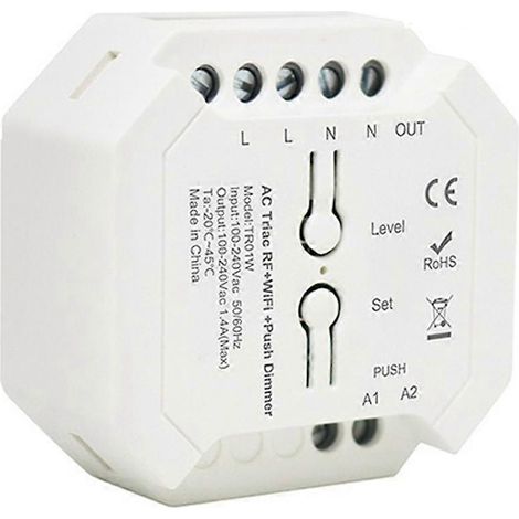 Variateur intelligent WiFi Tuya Triac, contrôleur LED, application de contrôle à distance pour Alexa Home A (1/4)