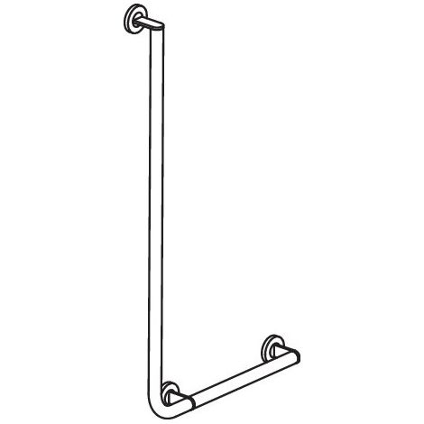 Winkelgriff,d: 30 A1=1000, W1=500, re, chrom (1/3)