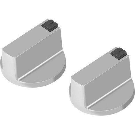 Interrupteur en alliage de zinc pour cuisinière à gaz, angle droit de 6 mm, 0 degré, vendu par paire. (1/5)