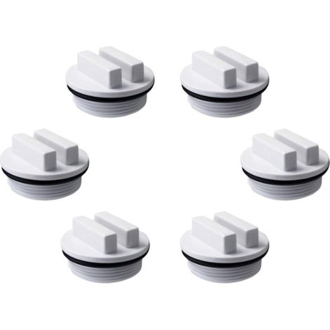 Bouchon plat pour buse de piscine, bouchon de vidange à joint torique pour filtre de piscine Hayward Pentair