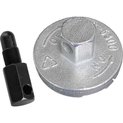 1 Outil universel, Aluminium, Démontage embrayage, Volant moteur, Pour tronçonneuse (1/5)