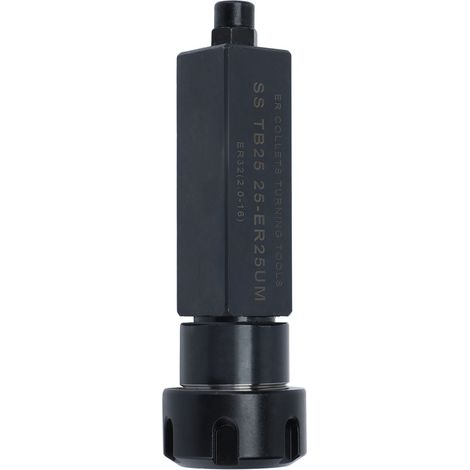 Porte-outil CNC tour robuste, haute dureté, résistance aux chocs, durabilité accrue, ER25 fixation accessoire outillage.