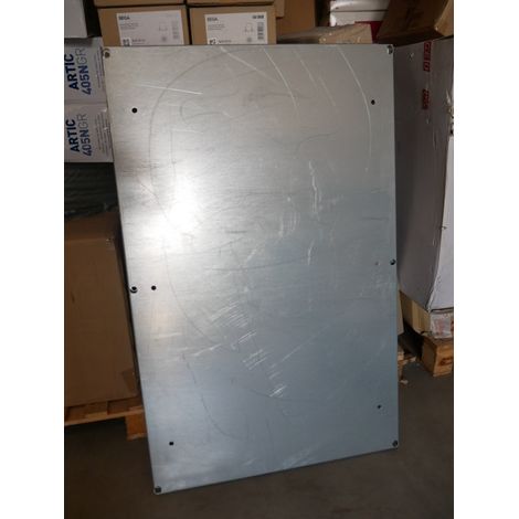 Platine métallique pleine 1100x700mm acier galvanisé pour coffret 1200x800mm PLOMBIERES (1/2)