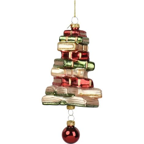 Multicolor Weihnachtsbaum-Dekoration aus Glas, 15,5 cm (1/3)