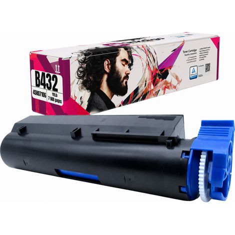 Toner Inkdigo 45807106 compatibile con OKI B412DN MB472dnw B432DN B512DN certificato TÜV (1/5)
