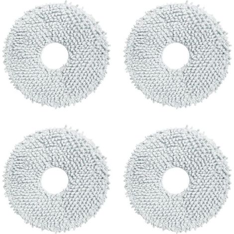 Replacement parts for vacuum cleaners (4 cleaning wipes) compatible with accessories for Dreame Bot L10s Ultra robot vacuum cleaner (1/3)