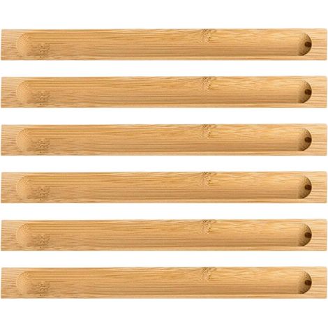 Lot de 6 porte-bâtons d'encens de 23 cm - Naturel et léger (1/5)