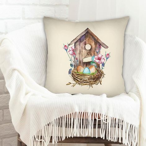 Housses de coussin décoratives incolore pour canapé lit chaise décoratif de ferme la saint-valentin (1/5)