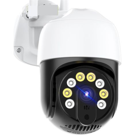 Caméra de sécurité à Domicile 4K 8MP caméra IP 5MP extérieur Vitesse dôme caméra Suivi Automatique sécurité PTZ caméra Maison sans Fil CCTV Moniteur de Surveillance(5MP Add 64G) (1/5)