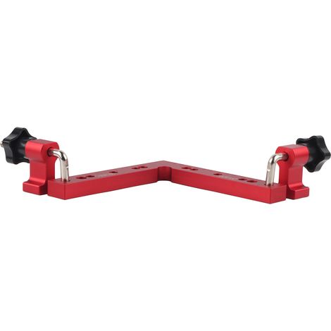Pince de serrage à angle droit pour menuisier, pince en L à 90°, dispositif auxiliaire de positionnement de panneau, clip de 160 mm (1/5)