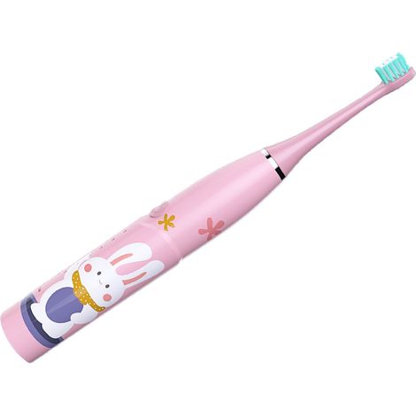 Brosse à dents électrique pour enfants, poils souples, étanche IPX7, rechargeable. (1/4)