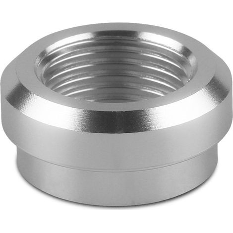Bouchon soudable 3/8 NPT aluminium, adaptateur femelle pour réservoir carburant véhicule (1/5)