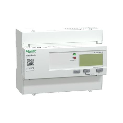 Contatore di Energia Trifase PowerLogic 125A Classe 1 Schneider - METSEEM3412