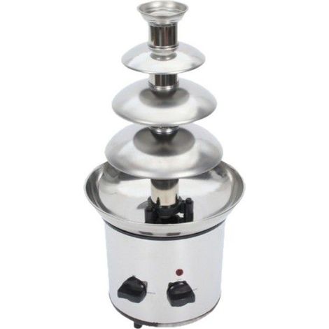 Fontaine à chocolat électrique - PZCC - 4 niveaux - Acier inoxydable - 24 oz - Polyvalente (1/5)
