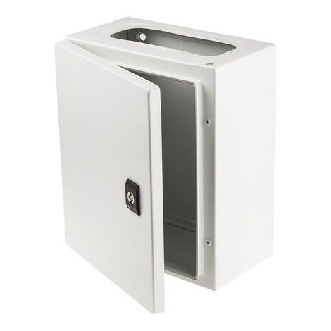 Coffret mural Schneider Electric Spacial CRN en Acier Gris RAL 7035 dim. ext. 400 x 300 x 200mm, IK10, IP66 ( Prix pour 1 )