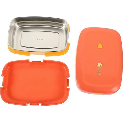 Boîte à lunch Bento CHILDWEET, capacité 1 L, acier inoxydable et (1/5)