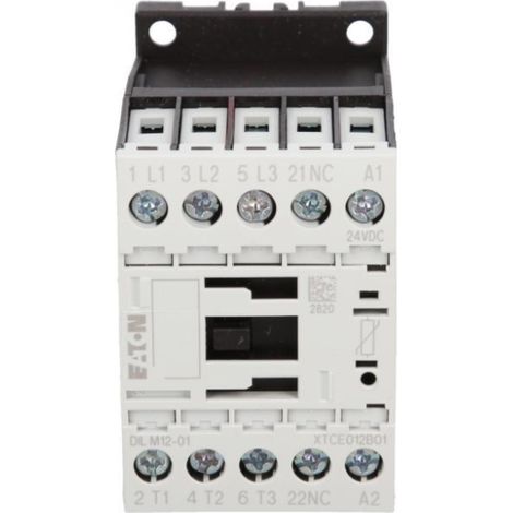 Contactor de potencia 12A 3P 24V CC 0Z 1R DILM12-01(24VDC) 276880