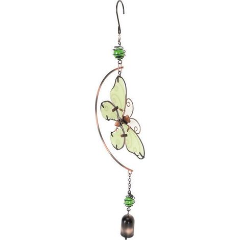 OMABETA Carillon à vent lumineux papillon Carillon éolien lumineux papillon porte-bonheur, imperméable, Spinner à creatifs cadeau (1/5)