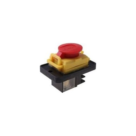 Poussoir étanche 250V 16A – Interrupteur magnétique 4 broches – Protection IP54 pour environnements humides – Fixation facile (1/4)