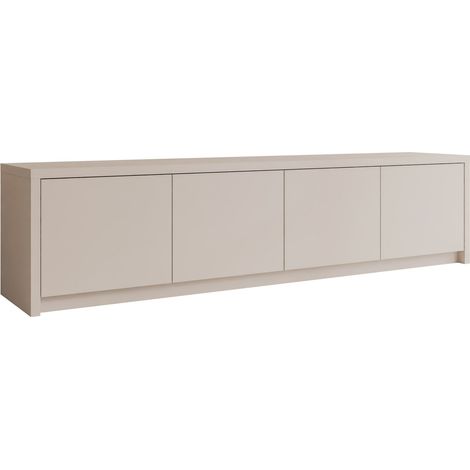 Meuble TV Lectio, Beige, Le nombre de portes: 0, Nombre de tiroirs: 0, 198x51x40cm (1/4)