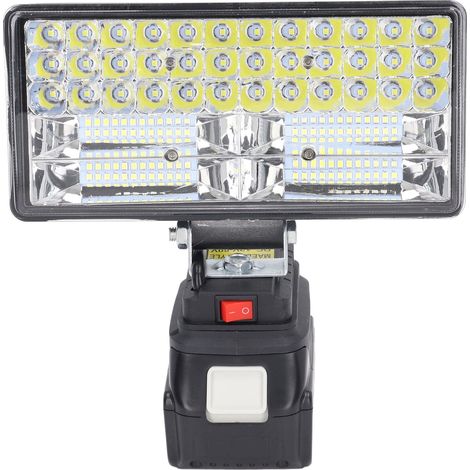 Lampe de travail LED rechargeable 6000lm haute puissance étanche pour BL1430 BL1440 BL1450 (1/5)
