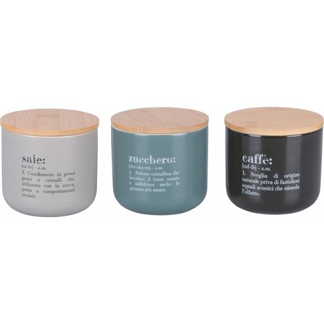 Villa D'Este Home Tivoli 'Victionary Stones', Set 3 barattoli 500 ml (1/5)