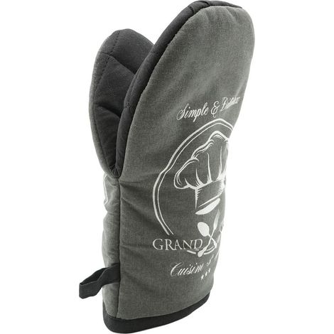 Gant de Cuisine à Pince "Grand Chef" 24cm Gris (1/3)