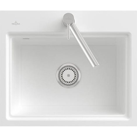 Évier en céramique VB EB-SP Subway Style 50 S 500x510mm, côté droit, Stone cplus