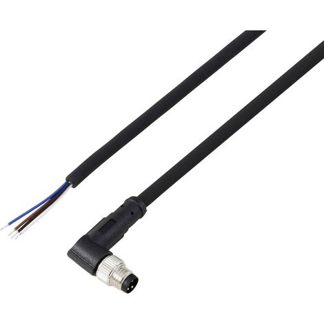TRU COMPONENTS TC-13751864 Cavo di collegamento M8 x 1 Spina angolata 5 m Numero di poli: 4 1 pz.