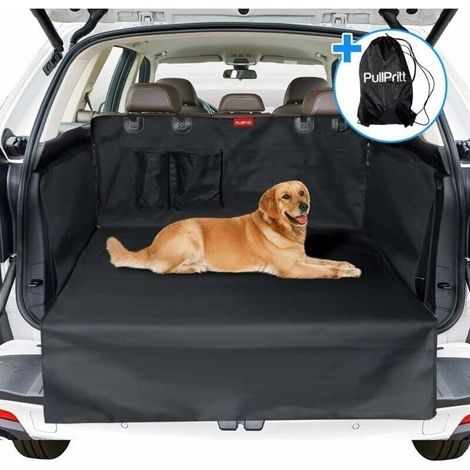 Ecleanfy - Protection Coffre Voiture Chien, Impermable et Antidrapant Housse Voiture Chien avec Protection Latrale 185 x 105 cm (1/5)